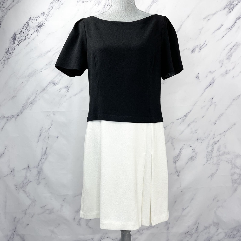 White House Black Market | Colorblock Crepe Shift Dress | 12